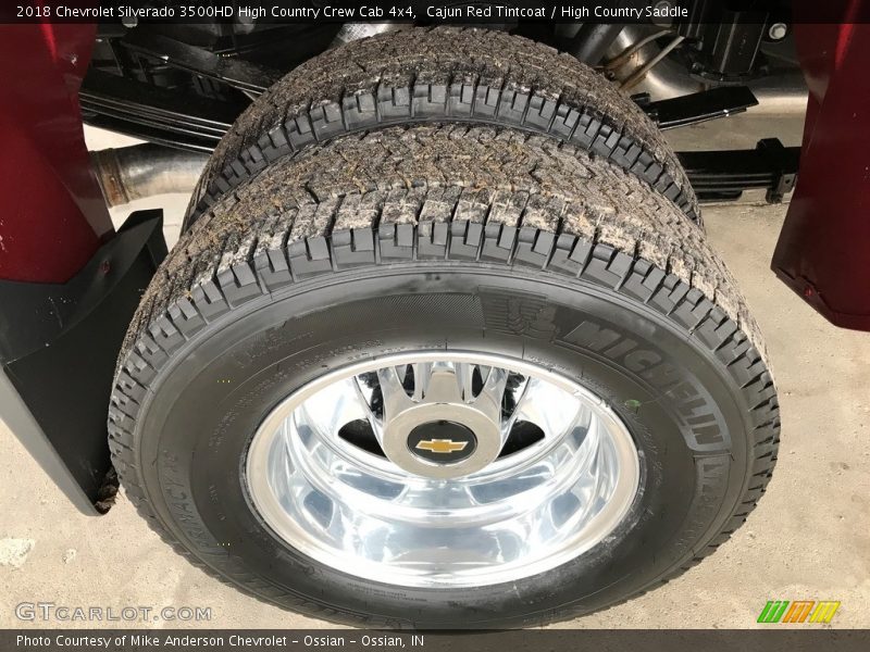 Cajun Red Tintcoat / High Country Saddle 2018 Chevrolet Silverado 3500HD High Country Crew Cab 4x4