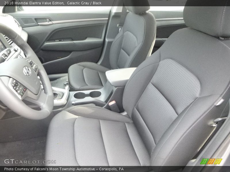 Galactic Gray / Black 2018 Hyundai Elantra Value Edition