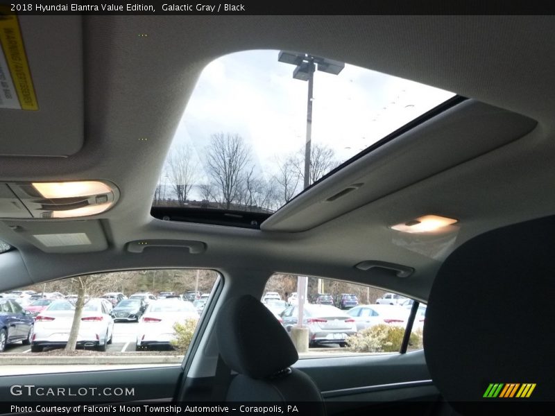 Galactic Gray / Black 2018 Hyundai Elantra Value Edition