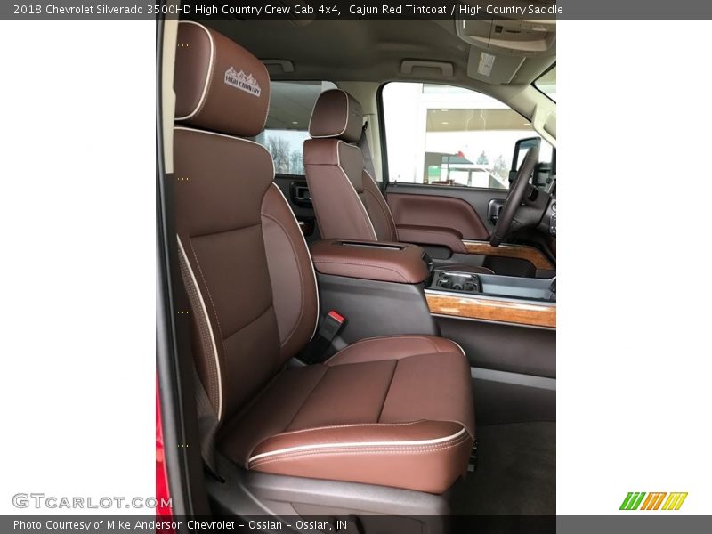 Cajun Red Tintcoat / High Country Saddle 2018 Chevrolet Silverado 3500HD High Country Crew Cab 4x4