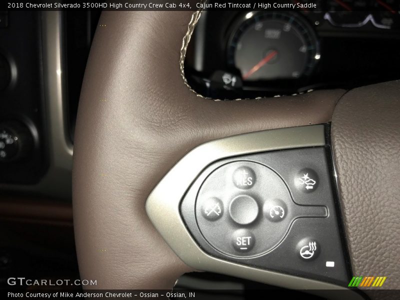 Cajun Red Tintcoat / High Country Saddle 2018 Chevrolet Silverado 3500HD High Country Crew Cab 4x4