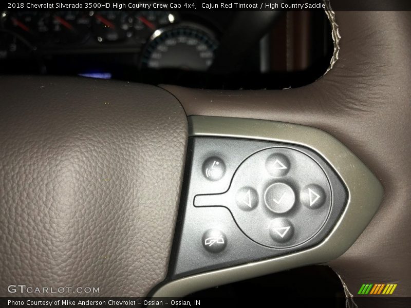 Cajun Red Tintcoat / High Country Saddle 2018 Chevrolet Silverado 3500HD High Country Crew Cab 4x4