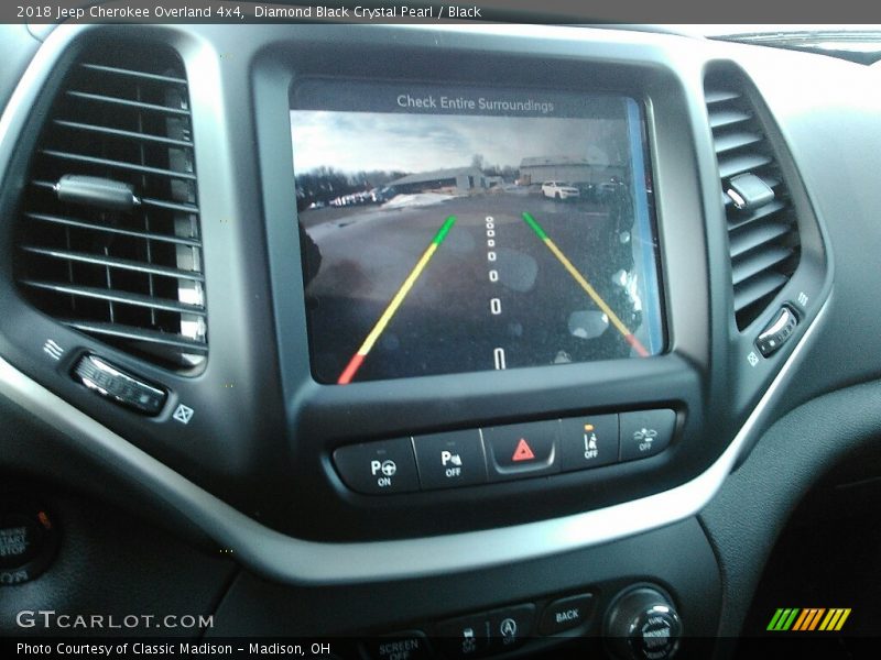 Diamond Black Crystal Pearl / Black 2018 Jeep Cherokee Overland 4x4