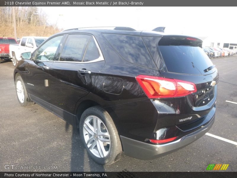 Mosaic Black Metallic / Jet Black/­Brandy 2018 Chevrolet Equinox Premier AWD