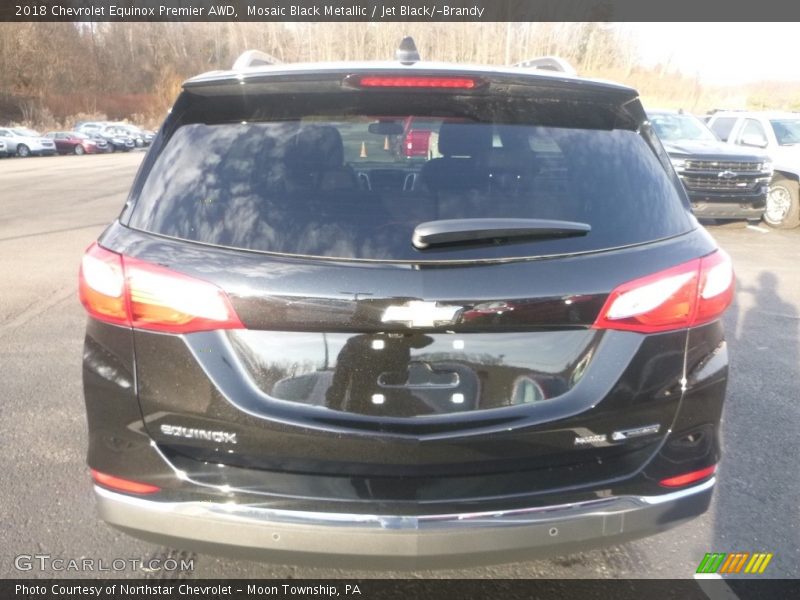 Mosaic Black Metallic / Jet Black/­Brandy 2018 Chevrolet Equinox Premier AWD