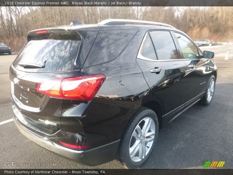 Mosaic Black Metallic / Jet Black/­Brandy 2018 Chevrolet Equinox Premier AWD