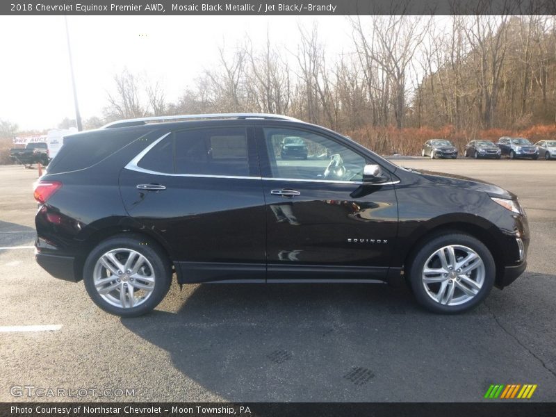 Mosaic Black Metallic / Jet Black/­Brandy 2018 Chevrolet Equinox Premier AWD