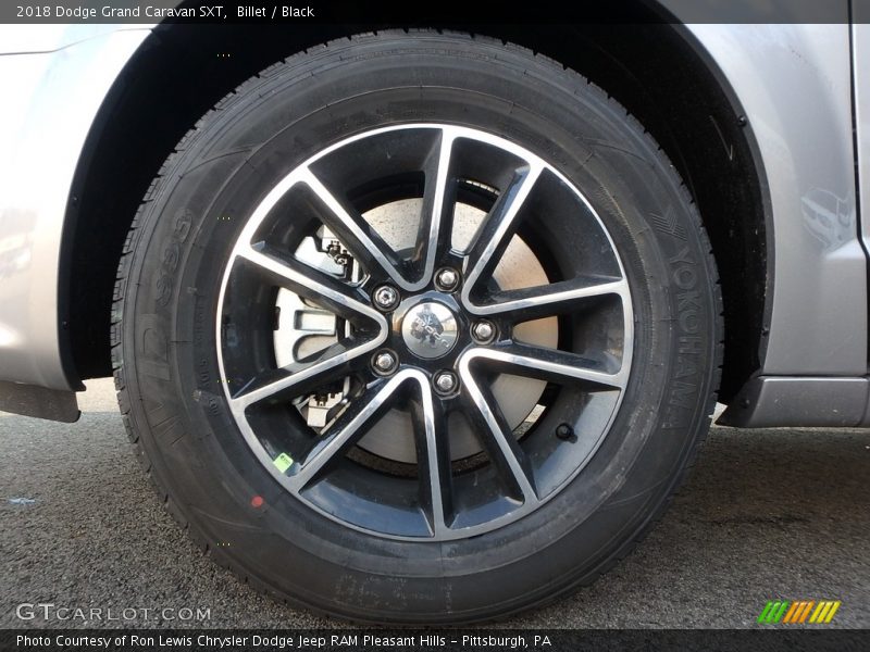 Billet / Black 2018 Dodge Grand Caravan SXT