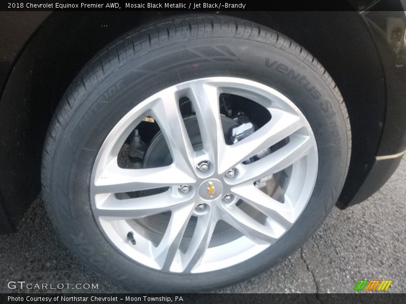 Mosaic Black Metallic / Jet Black/­Brandy 2018 Chevrolet Equinox Premier AWD