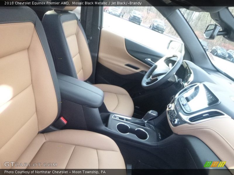 Mosaic Black Metallic / Jet Black/­Brandy 2018 Chevrolet Equinox Premier AWD
