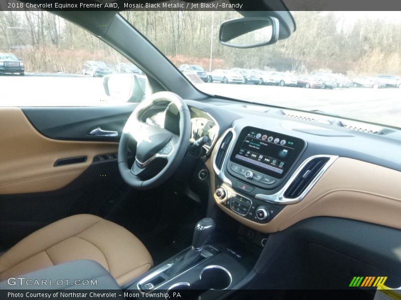 Mosaic Black Metallic / Jet Black/­Brandy 2018 Chevrolet Equinox Premier AWD