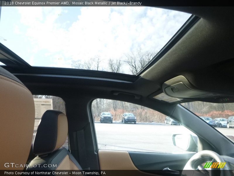Mosaic Black Metallic / Jet Black/­Brandy 2018 Chevrolet Equinox Premier AWD