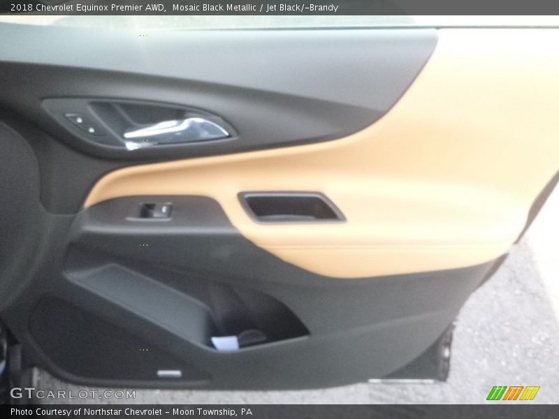Mosaic Black Metallic / Jet Black/­Brandy 2018 Chevrolet Equinox Premier AWD