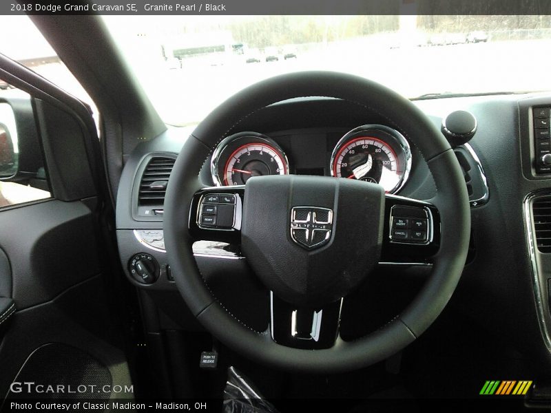 Granite Pearl / Black 2018 Dodge Grand Caravan SE