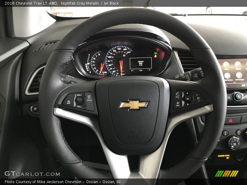 Nightfall Gray Metallic / Jet Black 2018 Chevrolet Trax LT AWD
