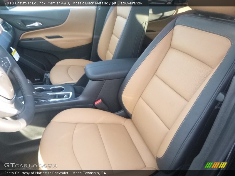 Mosaic Black Metallic / Jet Black/­Brandy 2018 Chevrolet Equinox Premier AWD