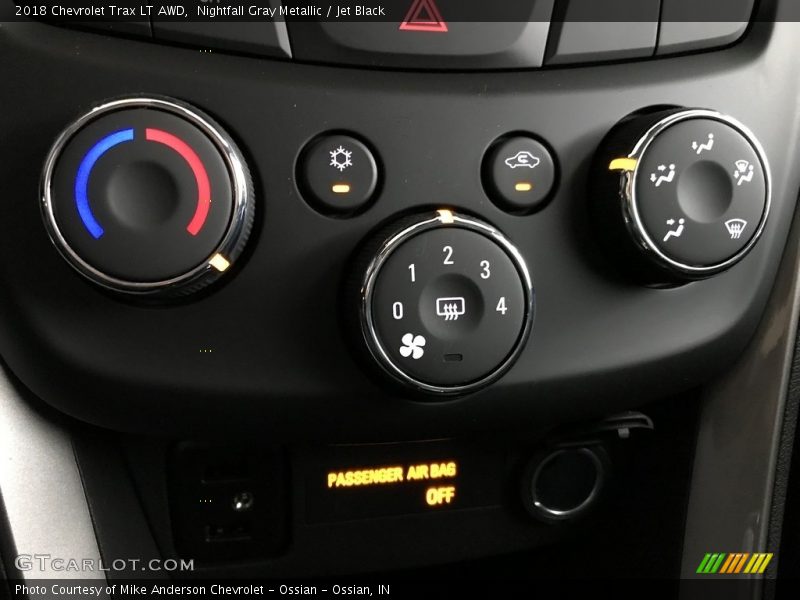 Nightfall Gray Metallic / Jet Black 2018 Chevrolet Trax LT AWD