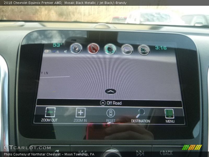 Mosaic Black Metallic / Jet Black/­Brandy 2018 Chevrolet Equinox Premier AWD