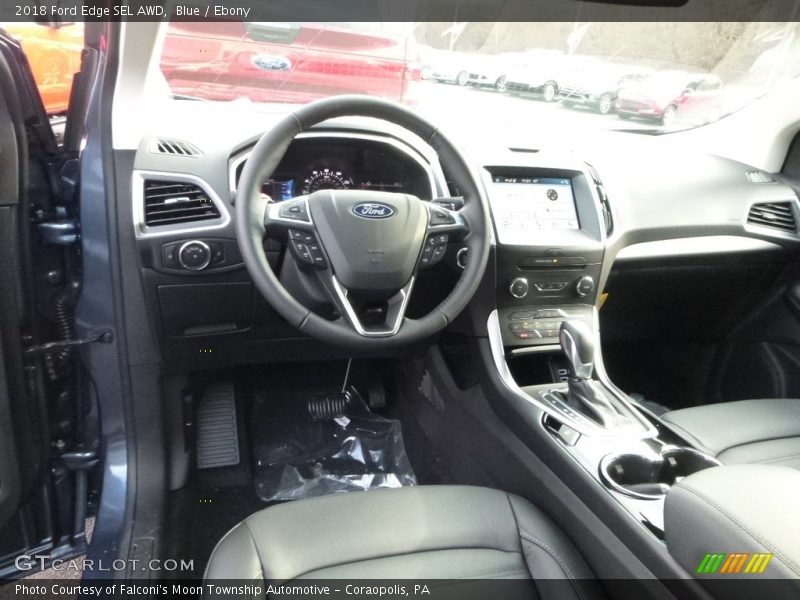 Blue / Ebony 2018 Ford Edge SEL AWD