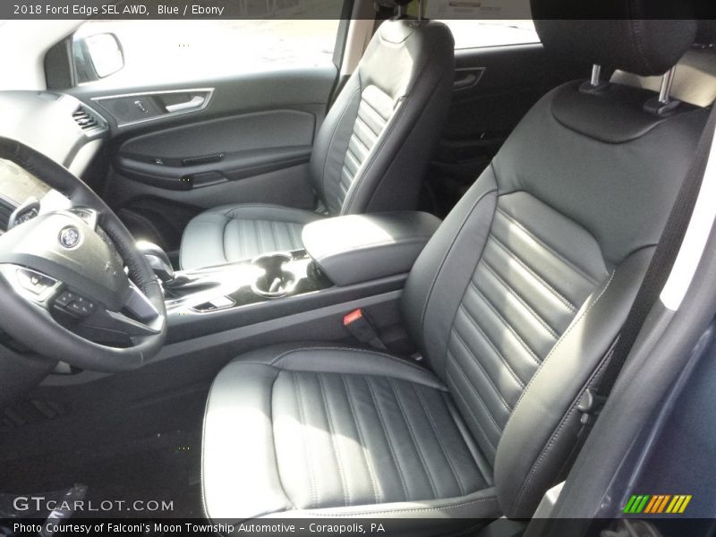 Blue / Ebony 2018 Ford Edge SEL AWD