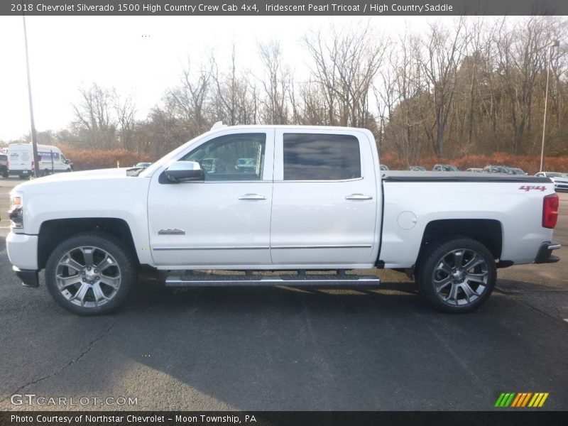Iridescent Pearl Tricoat / High Country Saddle 2018 Chevrolet Silverado 1500 High Country Crew Cab 4x4