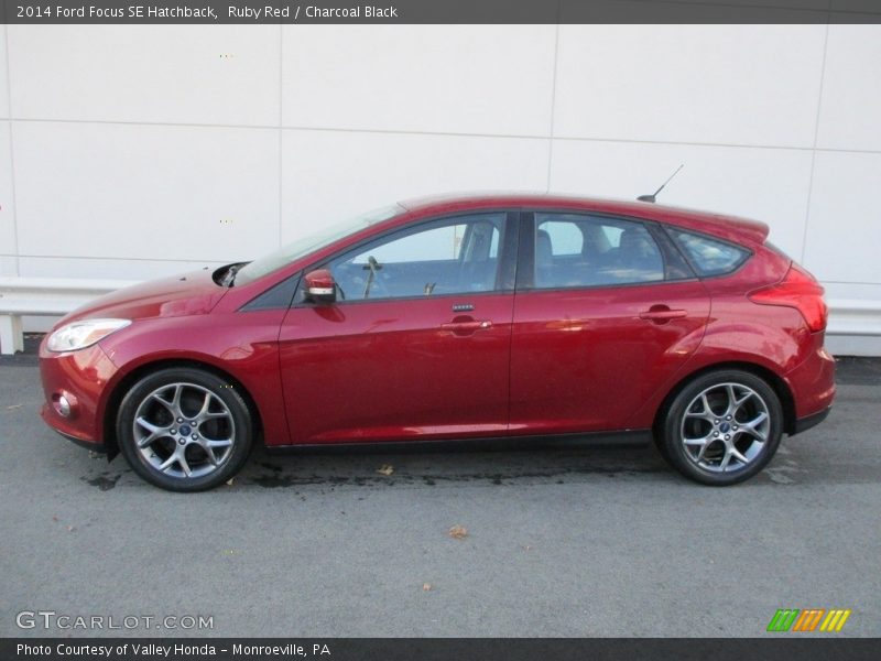 Ruby Red / Charcoal Black 2014 Ford Focus SE Hatchback