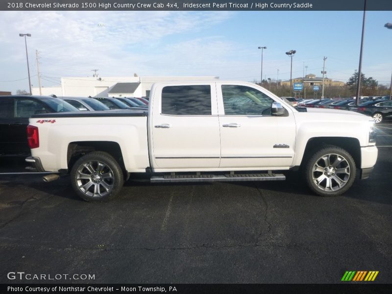 Iridescent Pearl Tricoat / High Country Saddle 2018 Chevrolet Silverado 1500 High Country Crew Cab 4x4