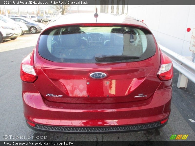 Ruby Red / Charcoal Black 2014 Ford Focus SE Hatchback