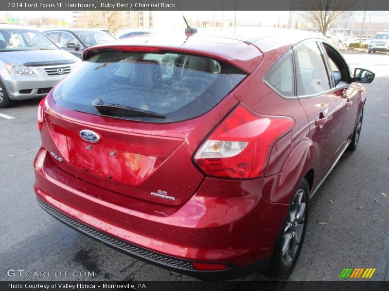 Ruby Red / Charcoal Black 2014 Ford Focus SE Hatchback