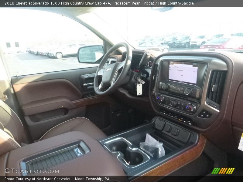 Iridescent Pearl Tricoat / High Country Saddle 2018 Chevrolet Silverado 1500 High Country Crew Cab 4x4