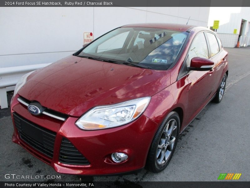 Ruby Red / Charcoal Black 2014 Ford Focus SE Hatchback