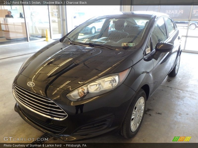 Shadow Black / Charcoal Black 2017 Ford Fiesta S Sedan