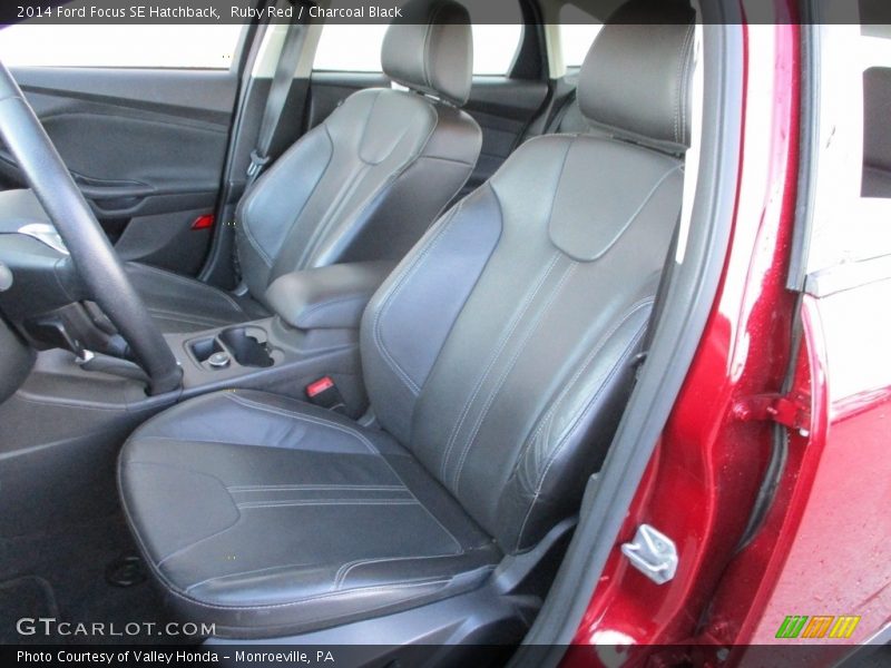 Ruby Red / Charcoal Black 2014 Ford Focus SE Hatchback