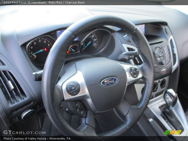 Ruby Red / Charcoal Black 2014 Ford Focus SE Hatchback
