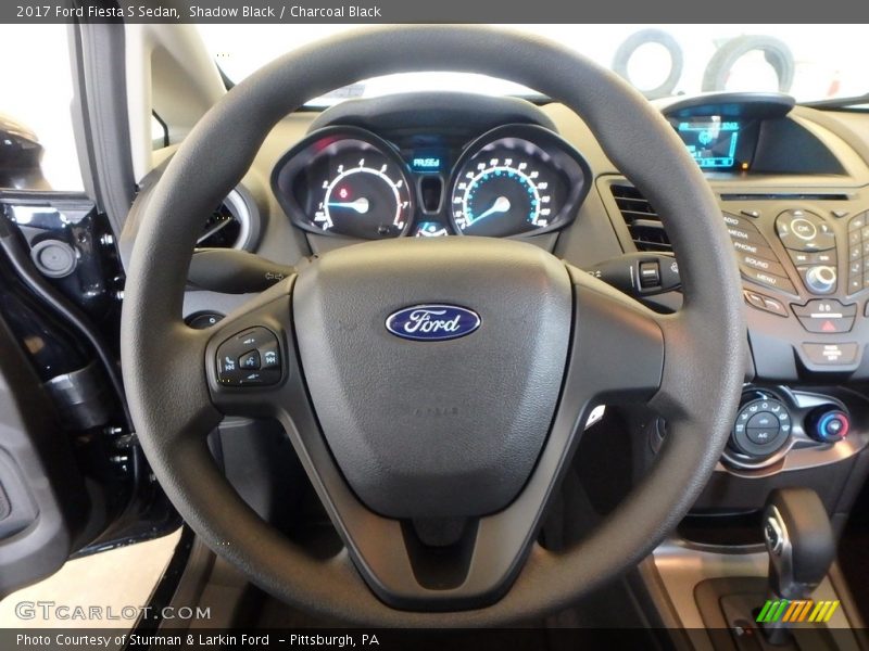 Shadow Black / Charcoal Black 2017 Ford Fiesta S Sedan