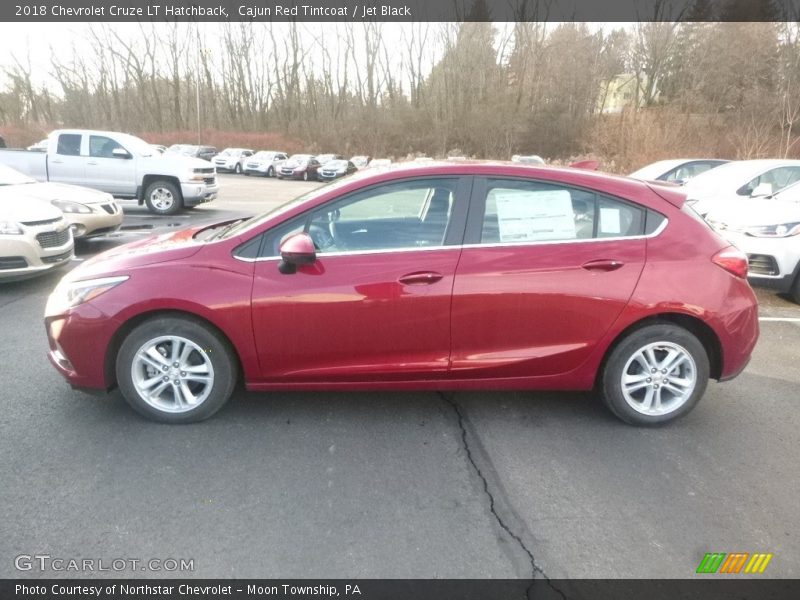 Cajun Red Tintcoat / Jet Black 2018 Chevrolet Cruze LT Hatchback