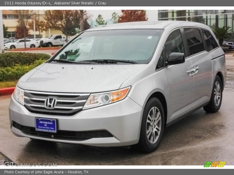 Alabaster Silver Metallic / Gray 2011 Honda Odyssey EX-L