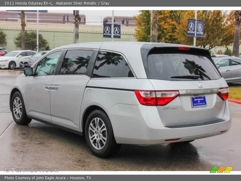 Alabaster Silver Metallic / Gray 2011 Honda Odyssey EX-L