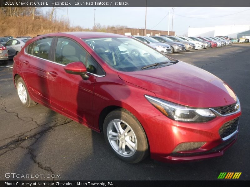 Cajun Red Tintcoat / Jet Black 2018 Chevrolet Cruze LT Hatchback