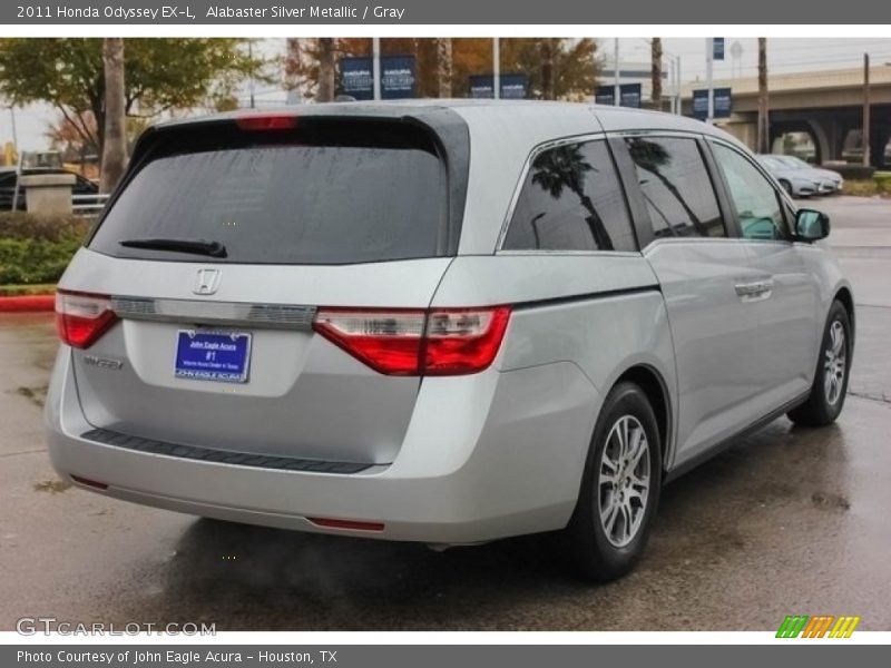 Alabaster Silver Metallic / Gray 2011 Honda Odyssey EX-L