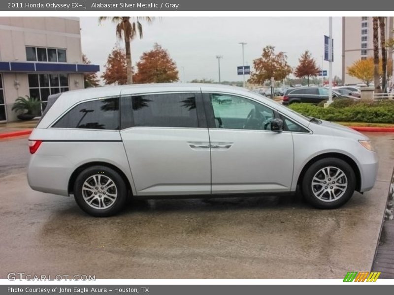 Alabaster Silver Metallic / Gray 2011 Honda Odyssey EX-L