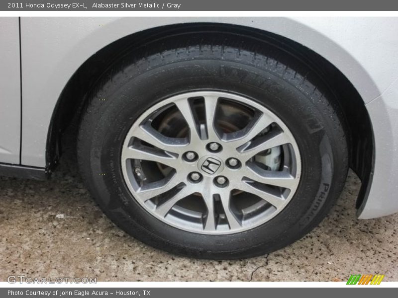 Alabaster Silver Metallic / Gray 2011 Honda Odyssey EX-L