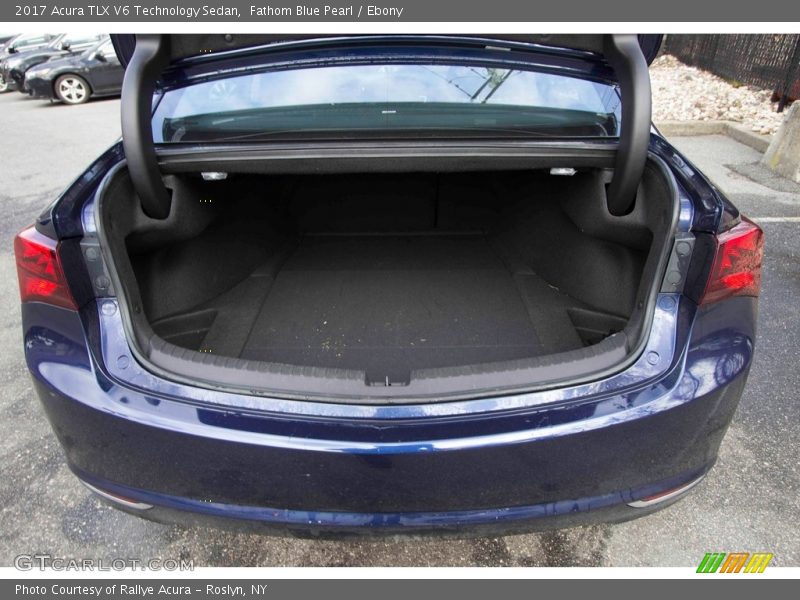 Fathom Blue Pearl / Ebony 2017 Acura TLX V6 Technology Sedan
