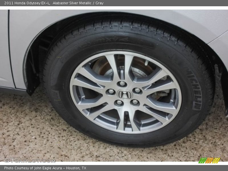 Alabaster Silver Metallic / Gray 2011 Honda Odyssey EX-L