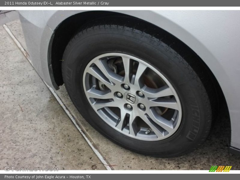 Alabaster Silver Metallic / Gray 2011 Honda Odyssey EX-L