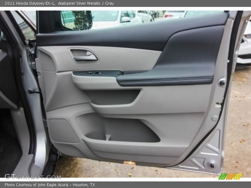 Alabaster Silver Metallic / Gray 2011 Honda Odyssey EX-L