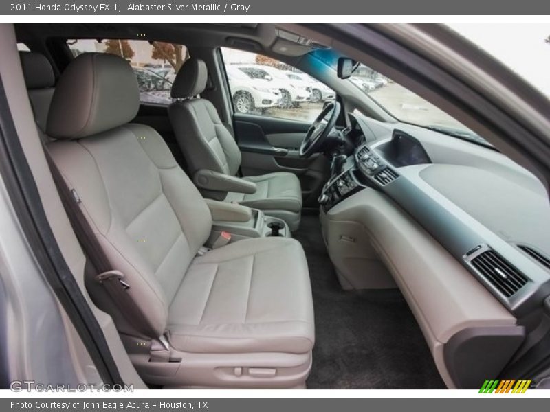 Alabaster Silver Metallic / Gray 2011 Honda Odyssey EX-L