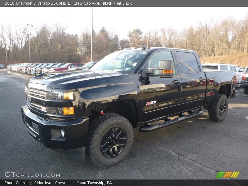 Black / Jet Black 2018 Chevrolet Silverado 2500HD LT Crew Cab 4x4