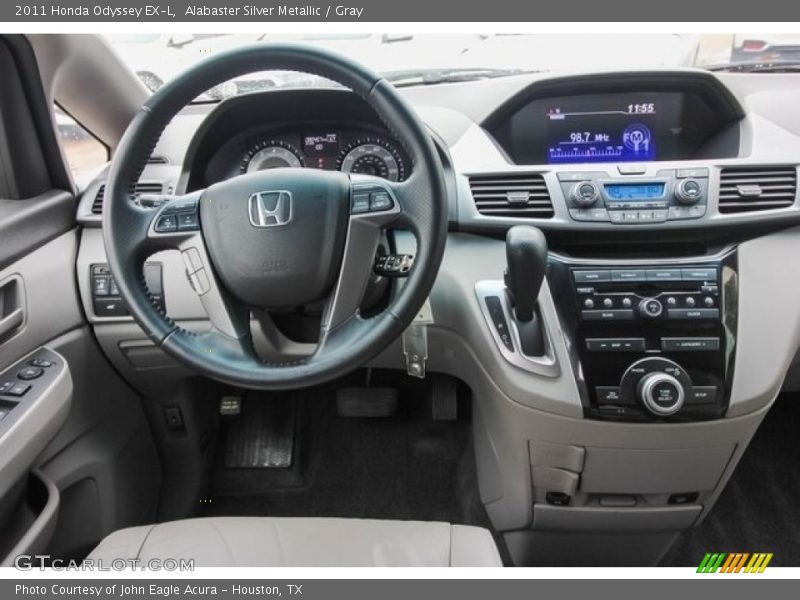 Alabaster Silver Metallic / Gray 2011 Honda Odyssey EX-L