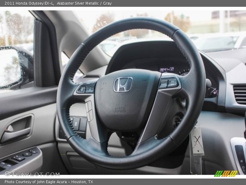Alabaster Silver Metallic / Gray 2011 Honda Odyssey EX-L